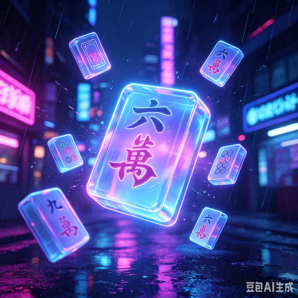 pink crystal mahjong set