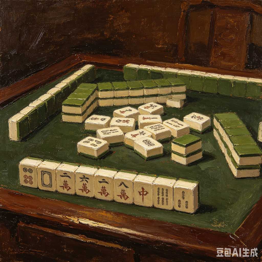 green mahjong tiles
