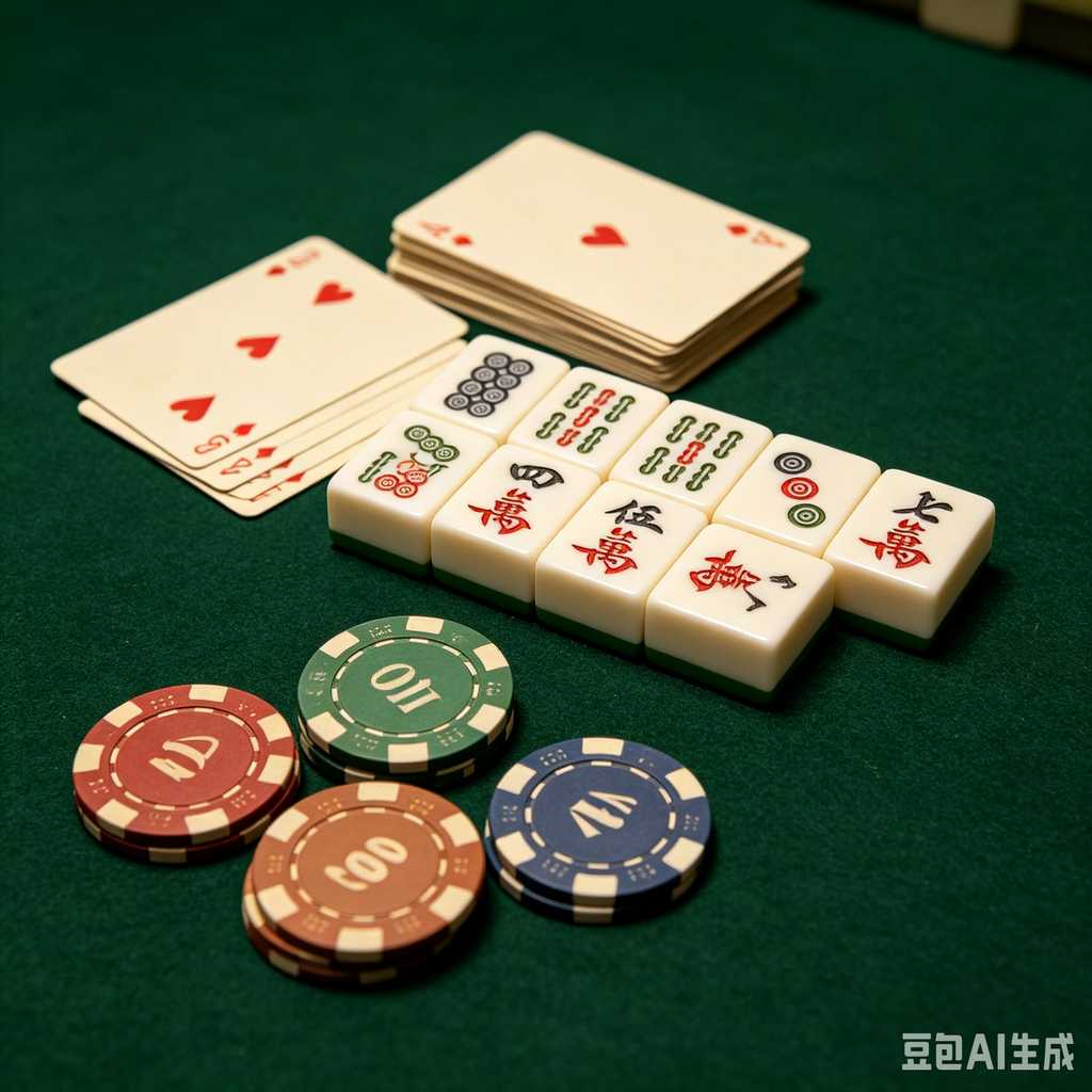 cute mini mahjong tiles set