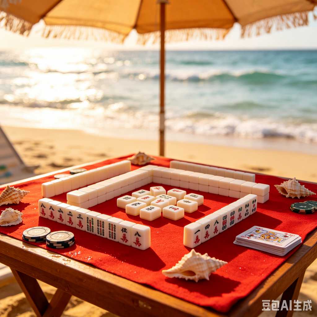 small mahjong mat portable